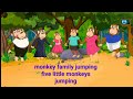 Monkey jumping | Nursery rhymes |Kids songs |