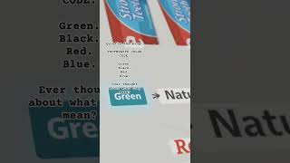 TOOTHPASTE COLOR CODE. #viral #video #viralvideo #viralshorts #viralshort