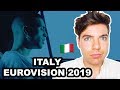 EUROVISION 2019 ITALY: MAHMOOD - SOLDI | REACTION