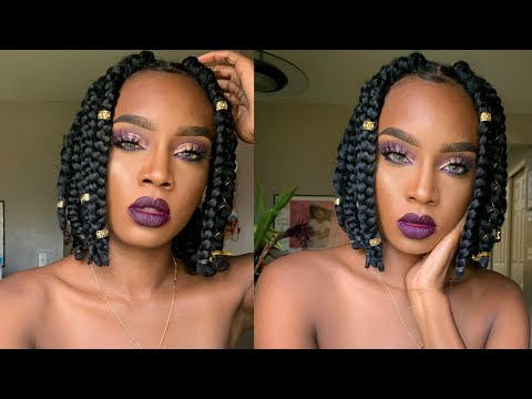 I TRIED RUBBER BAND BOX BRAIDS | NATURAL HAIR SERIES EP.1