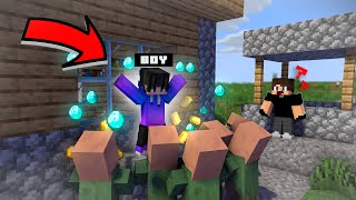 Minecraft Lekin, Boy Qishloqqa Qaytdi 😱 | Endi Qishloqilar Ozotda #Dizzer #Minecraft