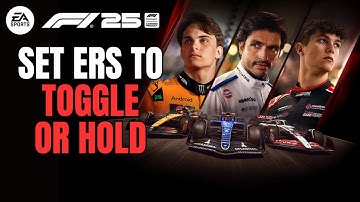 How to Set Overtake ERS Mode to Toggle or Hold in F1 25