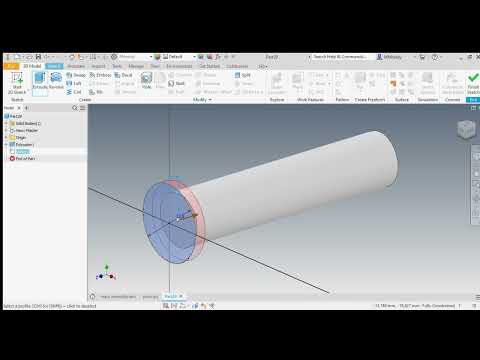 Autodesk Inventor Professional Tutorial (Skateboard Modelling) - Pin