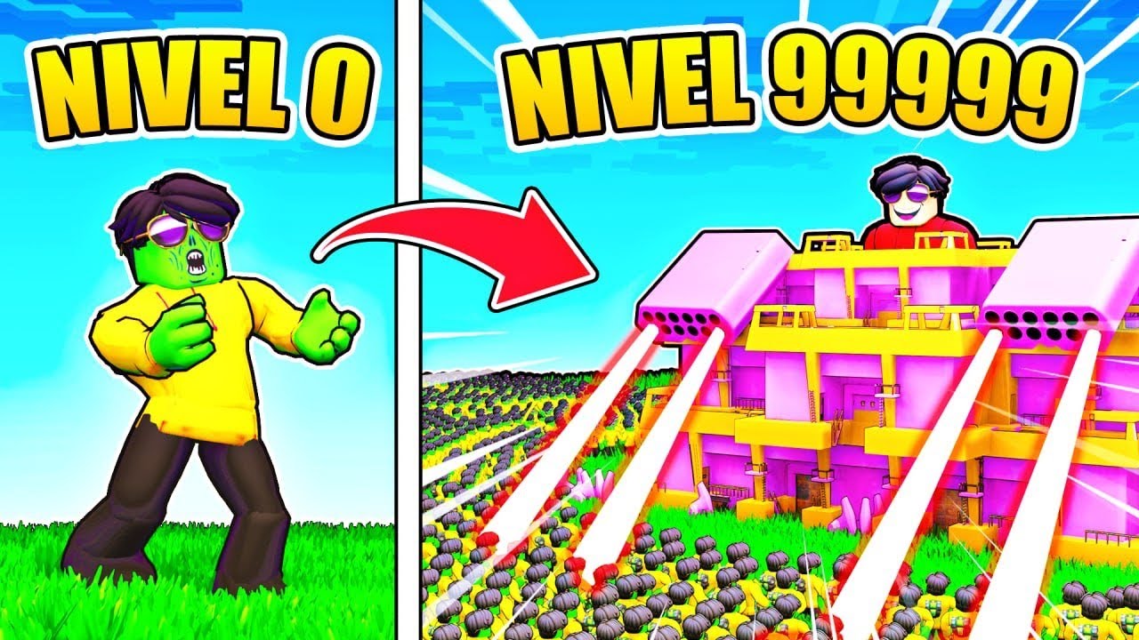 FORTALEZA ANTI-ZOMBIE Nivel 999,999,999! 😱🤣