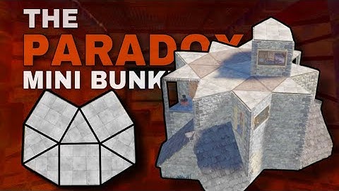 The Paradox Mini | Solo/Duo DOUBLE BUNKER | Rust Base Build