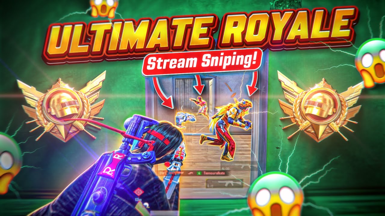 لعبت التميت رويال على البث كلهم ستريم سنايب علي‼️😳🤯🔥Stream sniped by everyone in Ultimate Royale