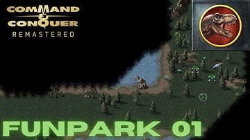 Command & Conquer Remastered - Funpark Dinosaur Campaign - FUNPARK 01 (Hard)