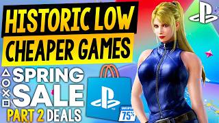TONS of Great HISTORIC LOW PRICES PSN Spring Sale 2026 PART 2 PS5/PS4 Game Deals EVEN CHEAPER! Content