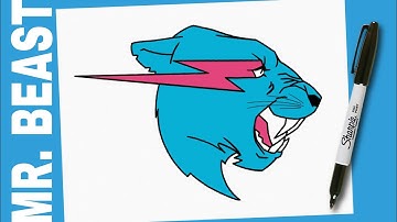 COMO DIBUJAR EL LOGO DE MR. BEAST | FÁCIL | how to draw mr. beast logo