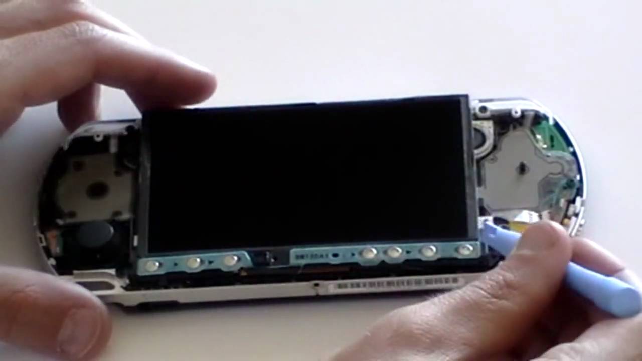 PSP 3000 Series LCD Screen Replacement Repair Guide - YouTube