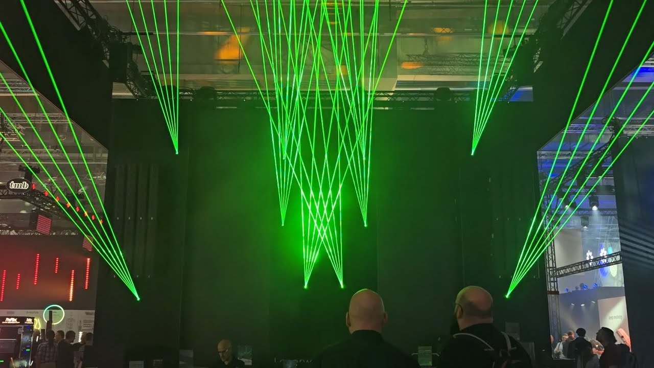Lasershow von Laserworld • Prolight & sound 2024 - YouTube