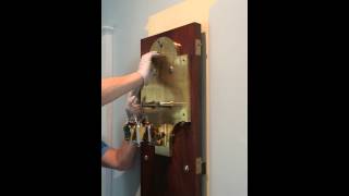Double pendulum Brass plate removal