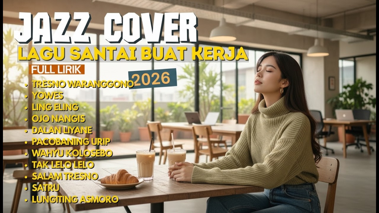 Full Album Jazz Cover Lagu Indonesia | Lagu Santai Viral + Full Lirik