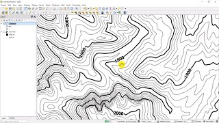 QGIS Contours and Contour Labels