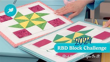 2024 RBD Block Challenge: Block 15 - Put a Spin On It