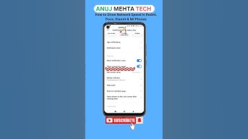 How to show internet speed on status bar in Redmi, Poco | How to enable internet speed on status bar