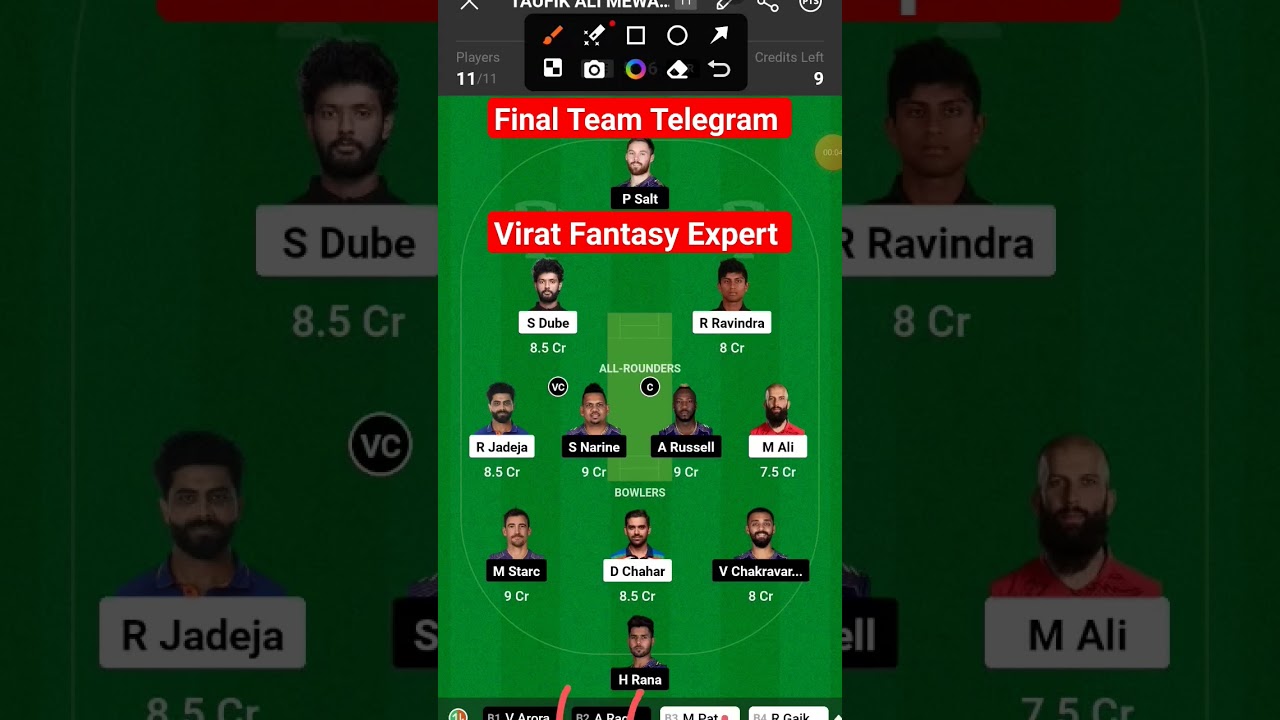 che vs kkr dream11 team, CHE vs KKR Dream11 Team, dream11 prediction today match, 