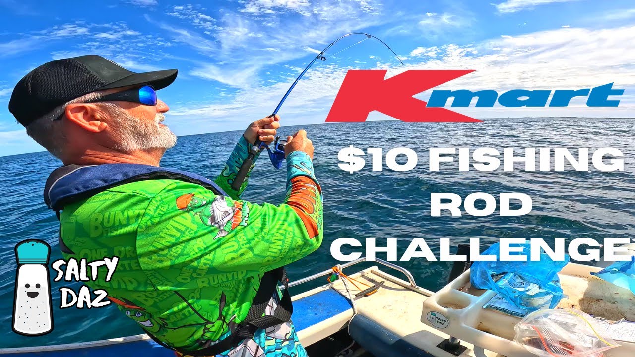 $10 Kmart Fishing Rod Challenge 
