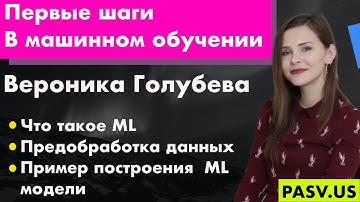 Первые шаги в машинном обучении - Вероника Голубева. // PASV