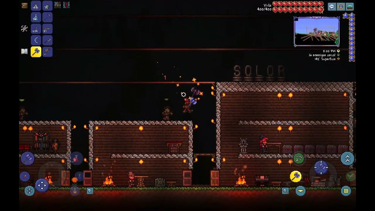 Luna de Sangre + Ataque de Slimes!!!! (Terraria)Solor YouTube