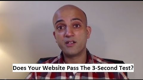 Does your website pass the first-impression / 3-second test?