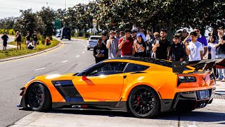 Central Florida Cars and Coffee 7Yr Anniversary | Pullout's and Flyby’s | April 2024 #carsandcoffee