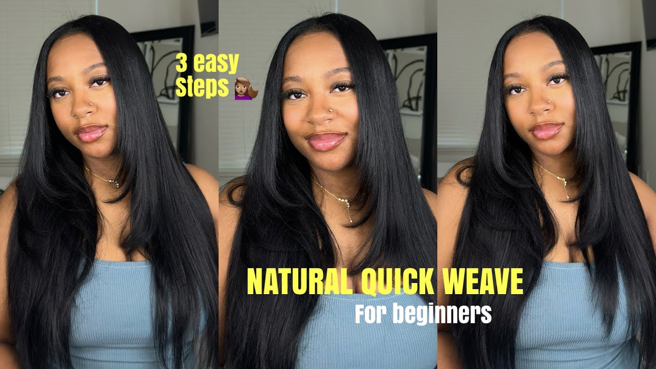 НАТУРАЛЬНОЕ БЫСТРОЕ ПЛЕТЕНИЕ ДЛЯ НАЧИНАЮЩИХ В 3 ПРОСТЫХ ШАГА 💇🏽‍♀️ | Легкая текстура яки | Кудряв...