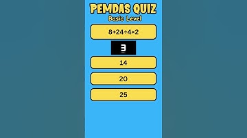 Pemdas Quiz Basic Level 8 #flashquiz #engquiz #quiz