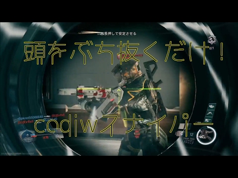 [codiw]エイム苦手でも出来るスナイパーの運用[ｷﾙ集]