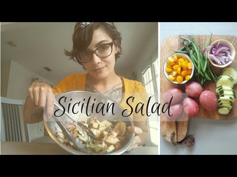 Sicilian Salad Recipe // VEGAN