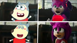 Sonic The Hedgehog Movie Amy x VS Wolfoo Uh Meow All Designs Compilation Compilation