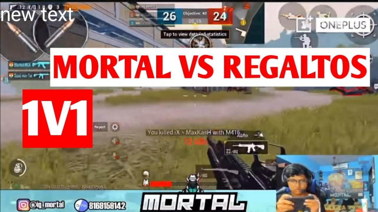 MortaL vs ReGaLToS 1v1 TDM Friendly Full Intese Fight Match - YouTube