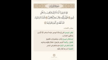السراج في بيان غريب القران سورة الذاريات 9 مع تلاوة الشيخ سعد الغامدي