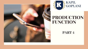 #19- Production function