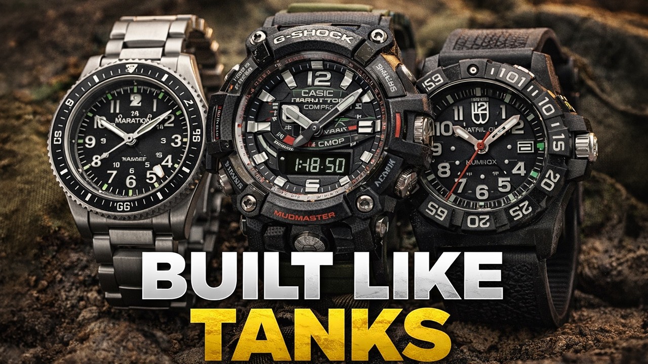 10 военных часов, созданных как танки (небьющиеся тактические часы)
