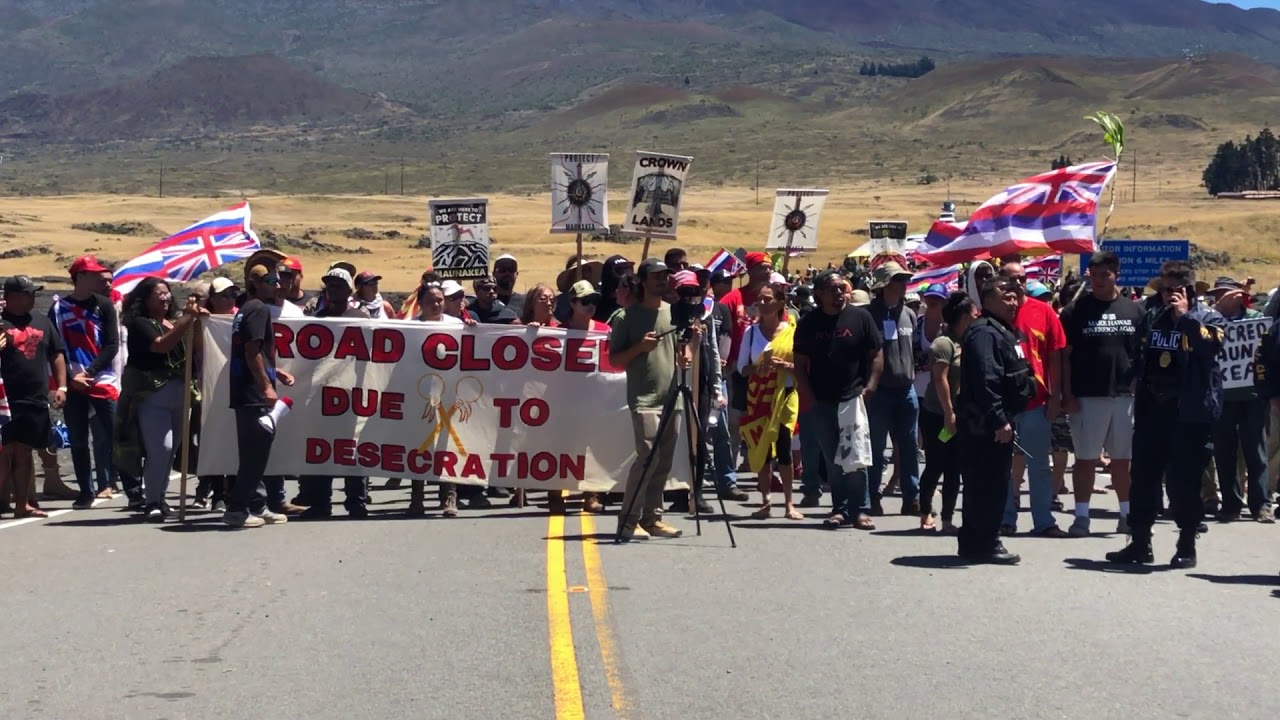 Hawaii Mauna Kea protest vs. Thirty Meter Telescope arrests made