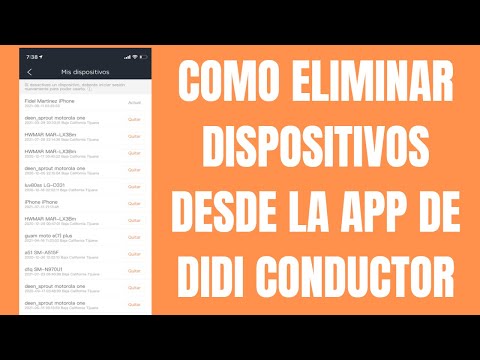 Didi Conductor ⚡️| Como eliminar DISPOSITIVOS desde la APP