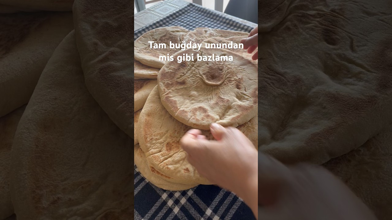 Tam buğday unundan mis gibi bazlama tarifi oldu yapanlara afiyet olsun ????