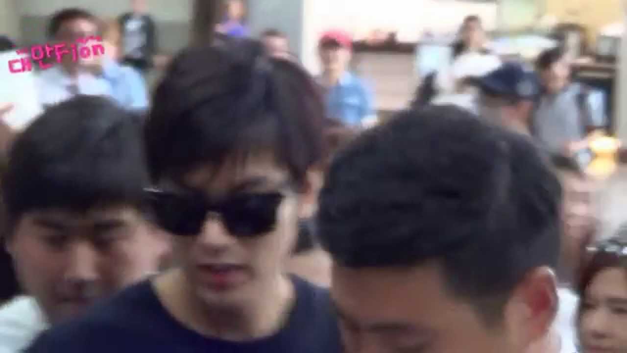 [140627]Lee Min Ho -萬人OPPA李敏鎬 만인의 오빠 Gimpo Airport by Fion