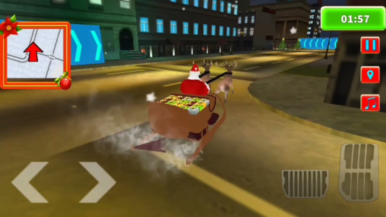 Santa Claus game video|krismas day game//