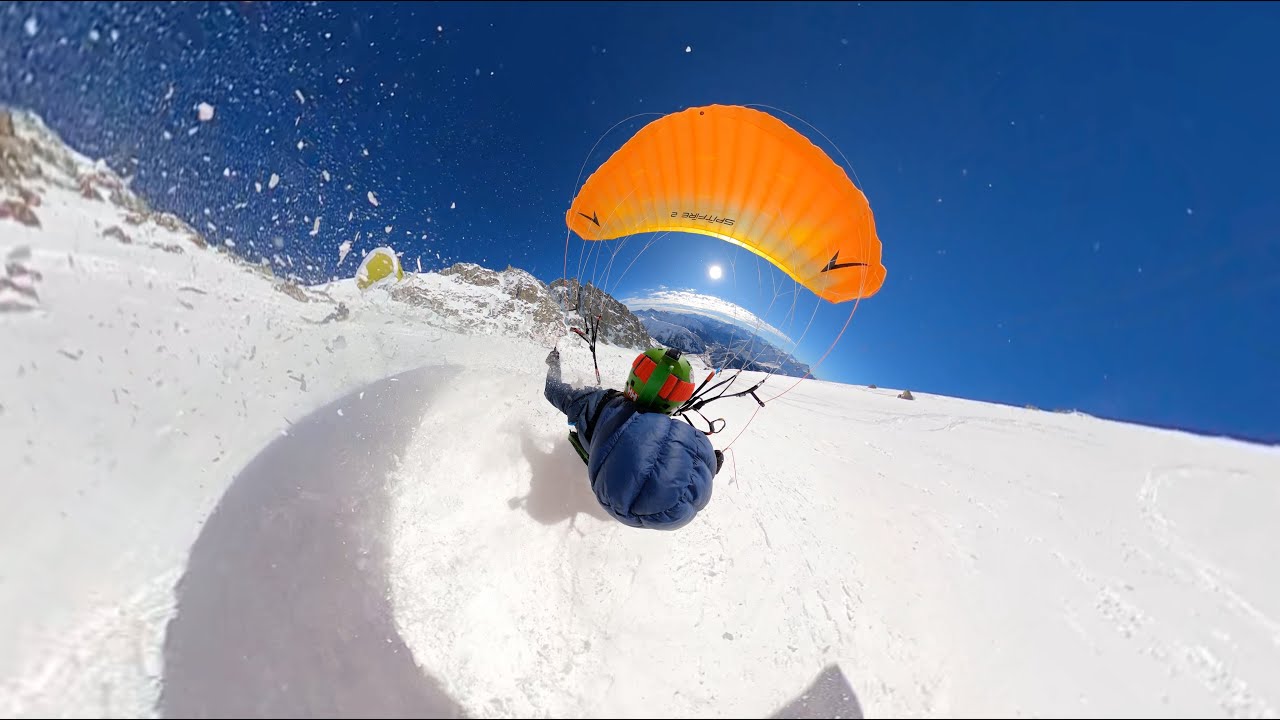 [SPEEDRIDING] Edgar Pascal - Helbronner - Spitfire 2 9,5 - YouTube