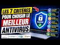 Les 7 critères pour choisir le meilleur ANTIVIRUS