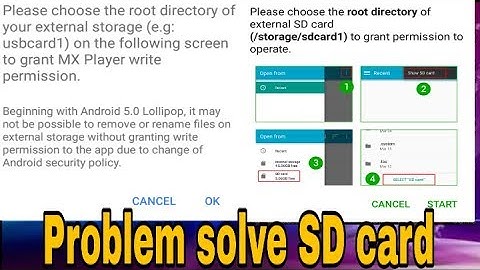 Sd card ka video delete kare MX player me
