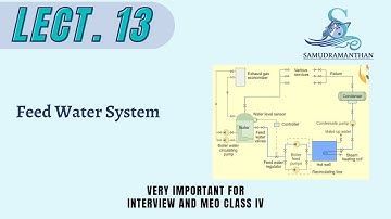 #meo_class4 #MEKG #Boiler Lecture 13 Feed Water system of Boiler @_samudramanthan_