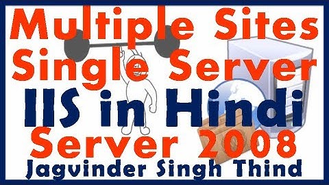 ✅  Hosting Multiple Web Sites on Single Server in IIS in Windows Server 2008 in Hindi
