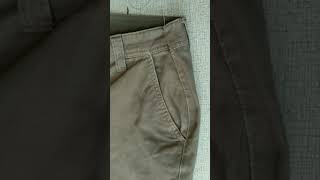 Tutorial to reduce trousers by hand sewing #diy