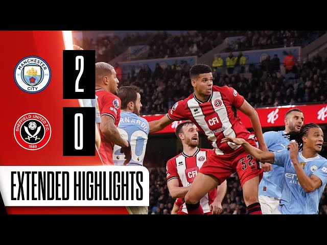 Manchester City 2-0 Sheffield United | Extended Premier League highlights