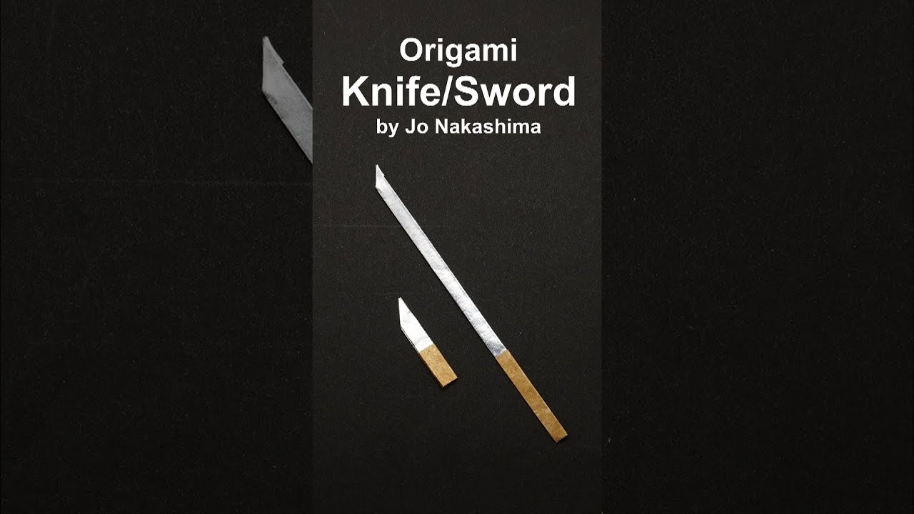 Origami Knife/Sword - Jo Nakashima