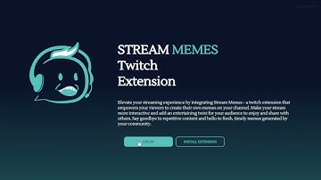 How to set up the Stream Memes twitch extension