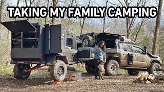 Family Camping in the New Trailer! Offgrid Sprocket X